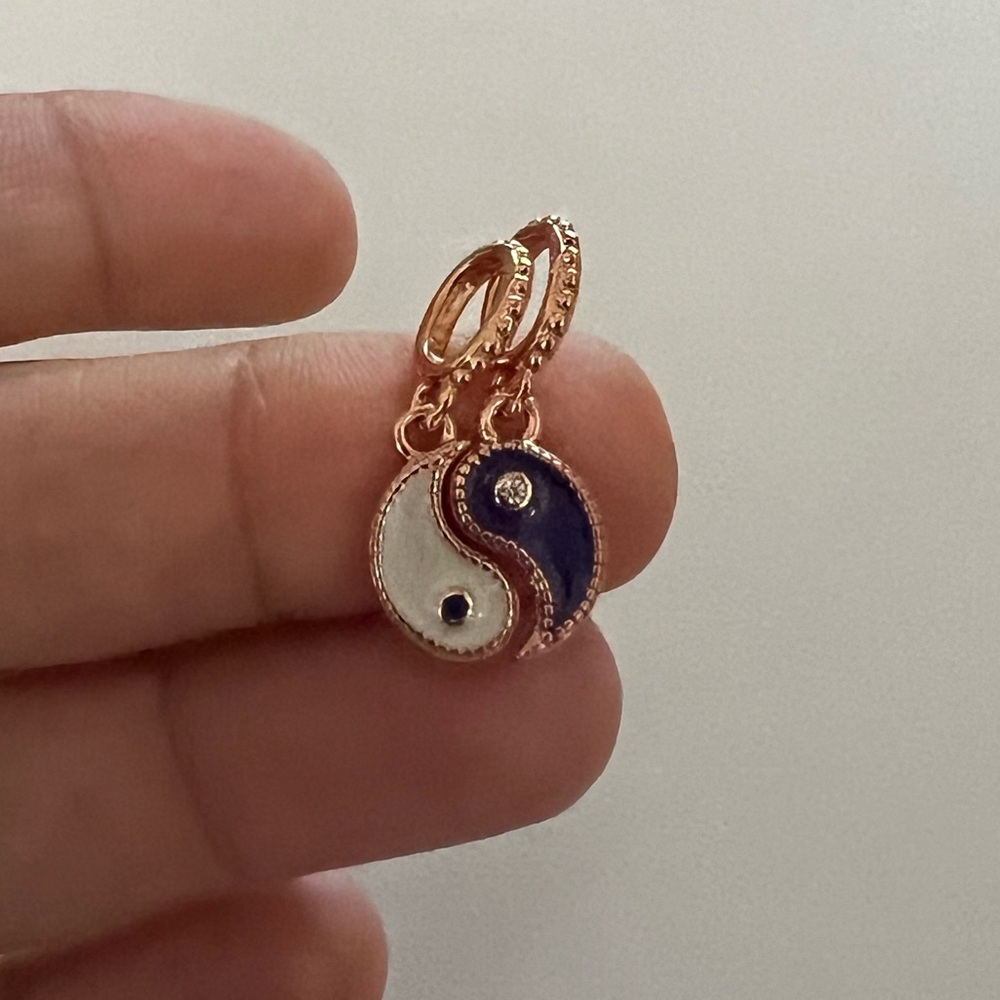 Pandora Splittable Yin & Yang Sparkling Dangle Charm